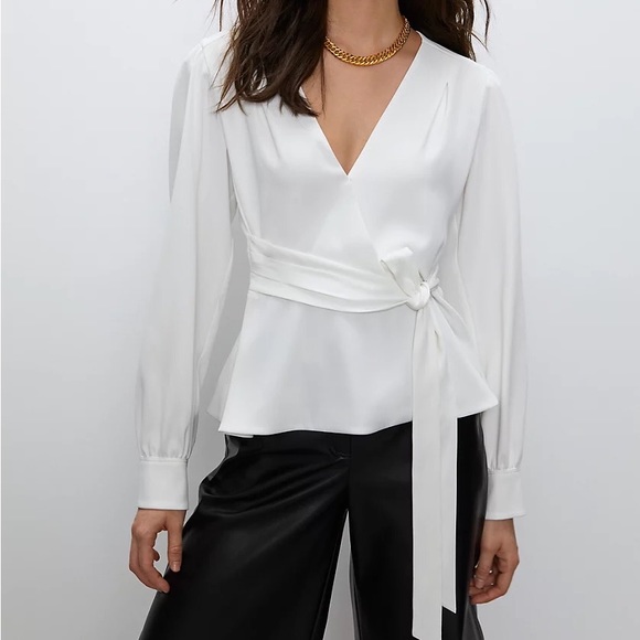 SOLD NWT Babaton Bello Blouse - Picture 1 of 3